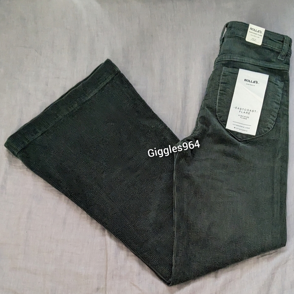 ROLLA'S East Coast Flare Cords Corduroy Pants Jeans - Picture 7 of 8